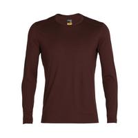  Men's 200 Oasis Long Sleeve Crewe - Espresso