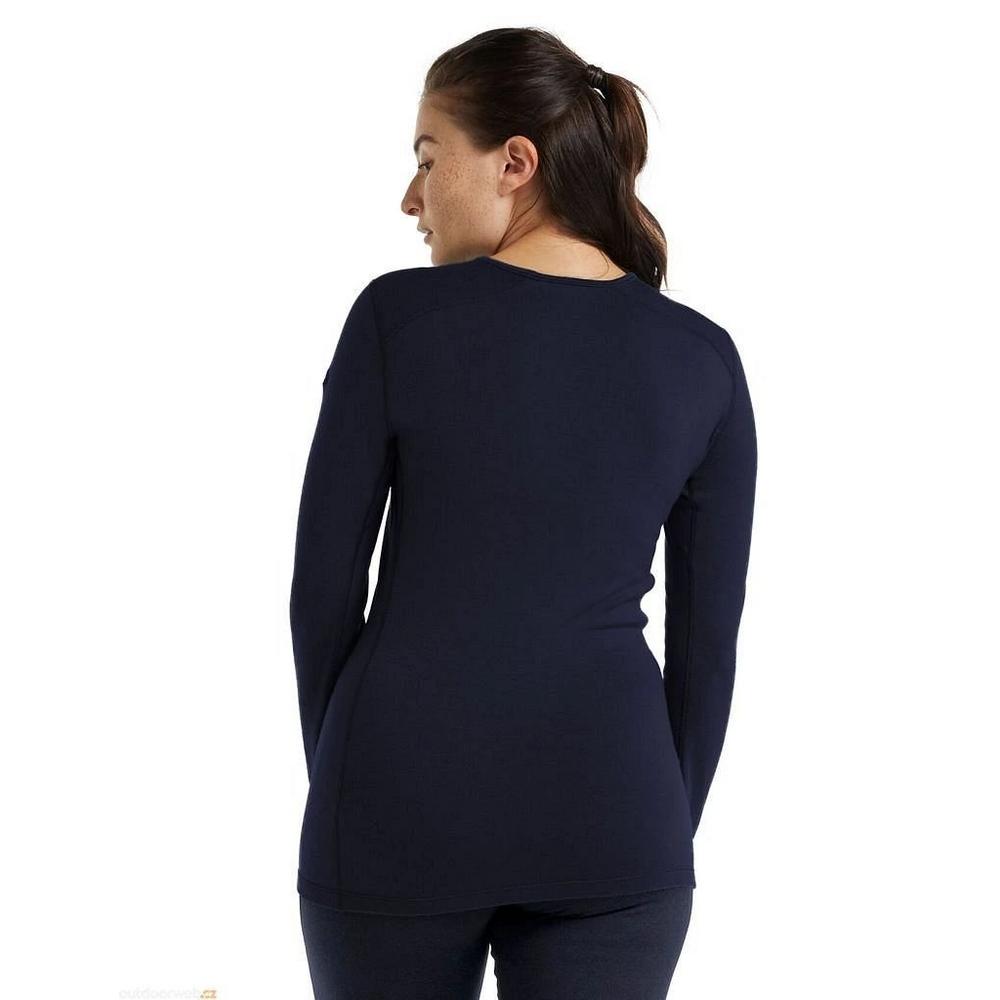 Icebreaker Women's 260 Tech Long Sleeve Crewe - Midnight Navy