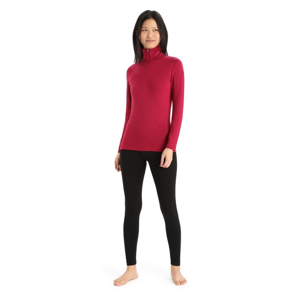 Icebreaker Women's 260 Tech Long Sleeve Half Zip Thermal Top