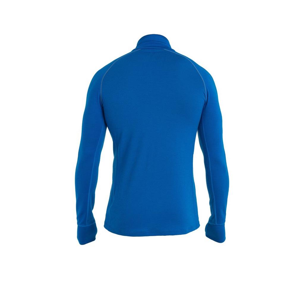 Icebreaker Men's 260 Zoneknit LS Half Zip - Blue