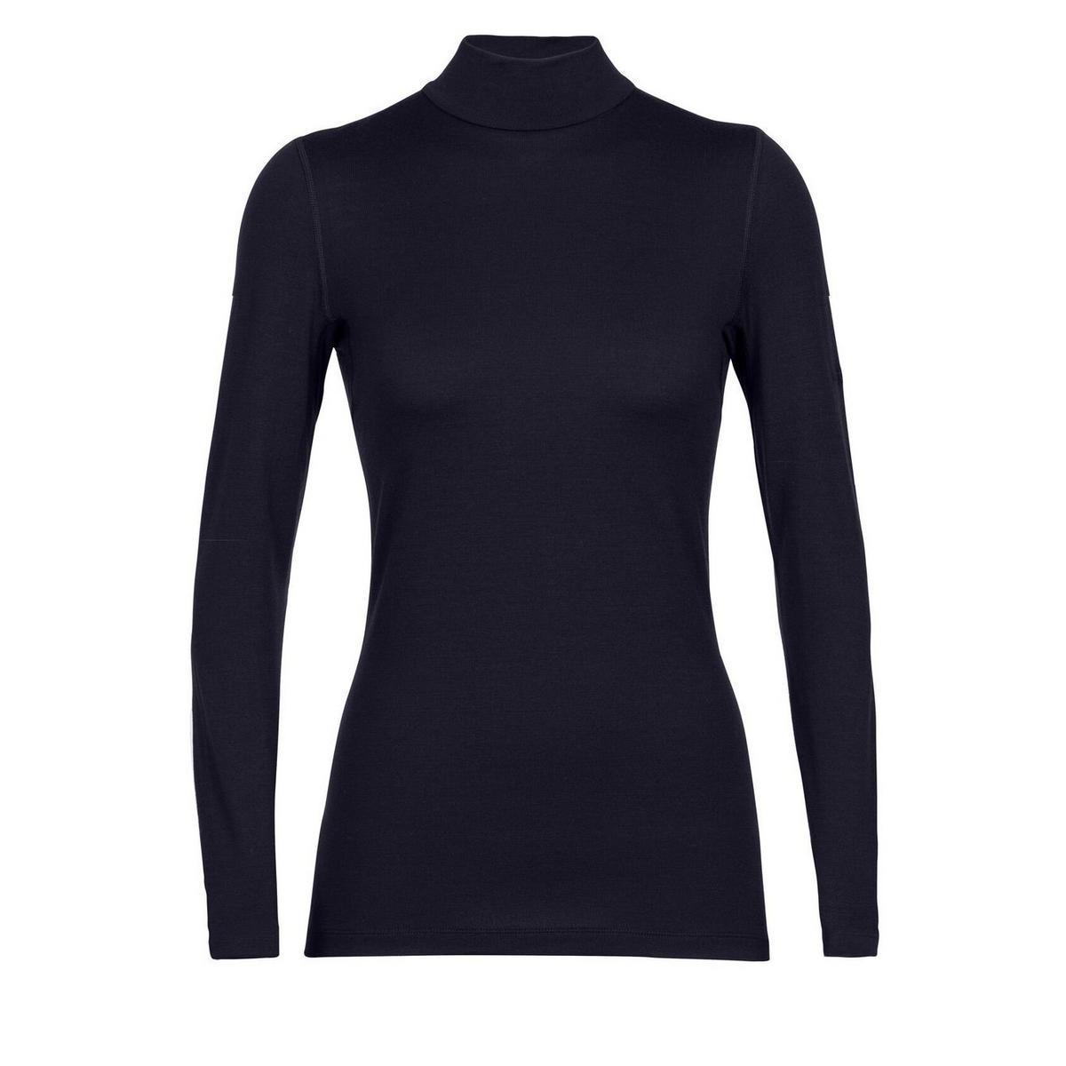 Icebreaker Women's 260 Tech LS Turtleneck - Black