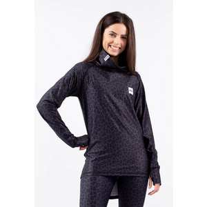 Women's Icecold Base Layer Top - Black Leopard