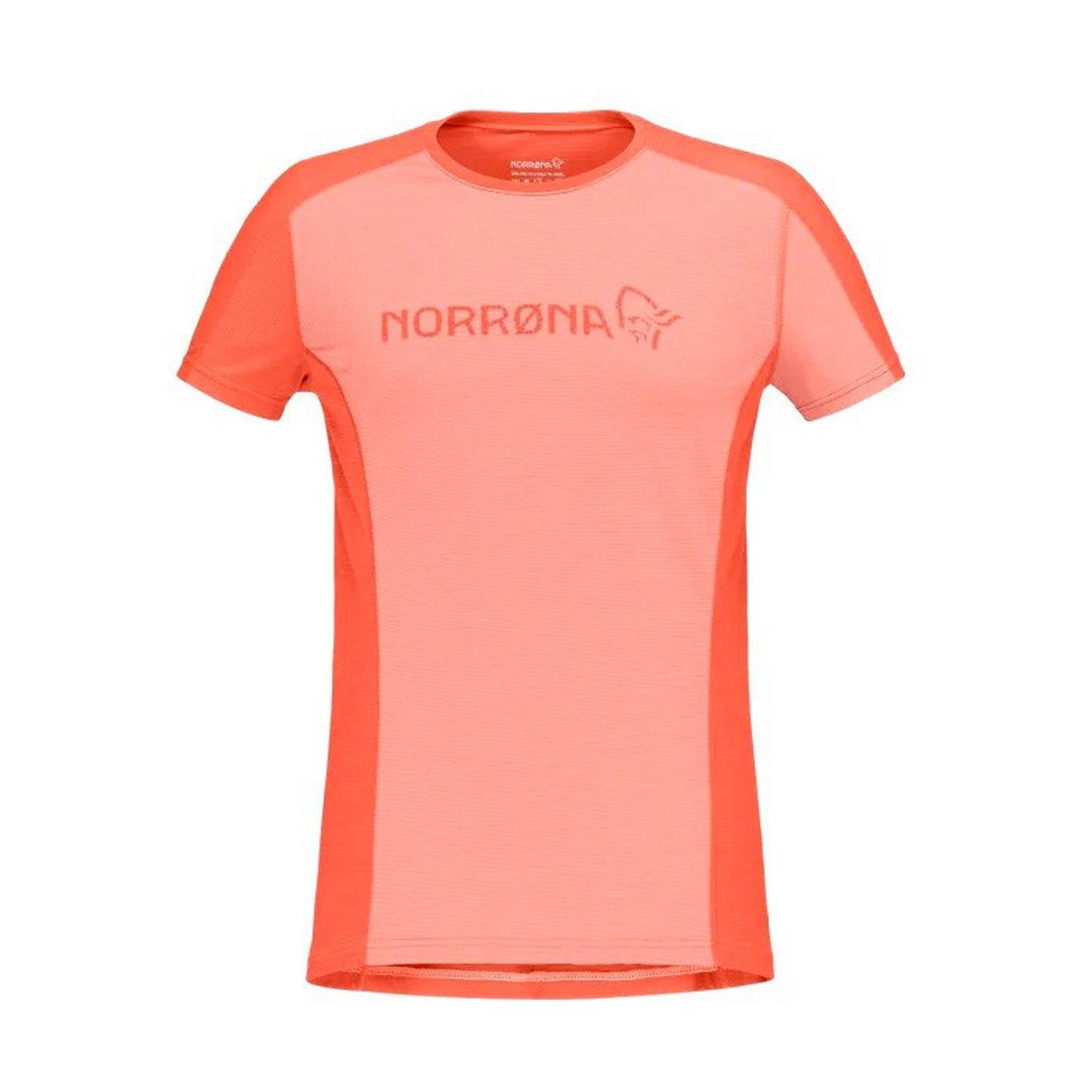 Norrona Women's Falketind Equaliser Merino T-Shirt - Orange
