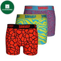  Men's Cotton Boxers 3 Pack Techno Safari