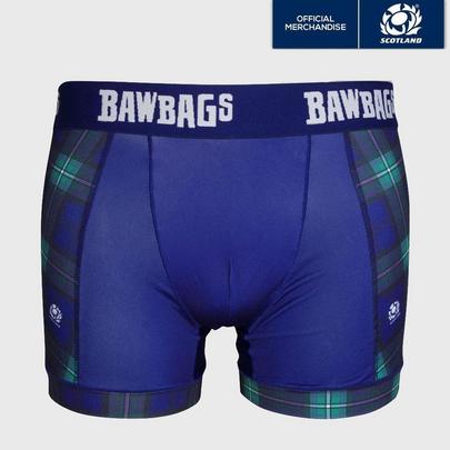 Bawbags Men's Cool De Sacs Scotland Rugby - Blue