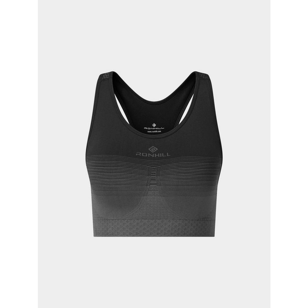 Ron Hill Women's Seamless Bra - Black Carbon