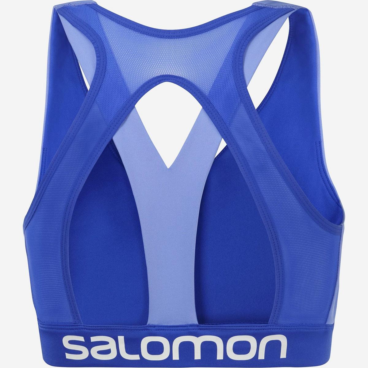 Salomon Women's Cross Run Bra - Nautical Blue