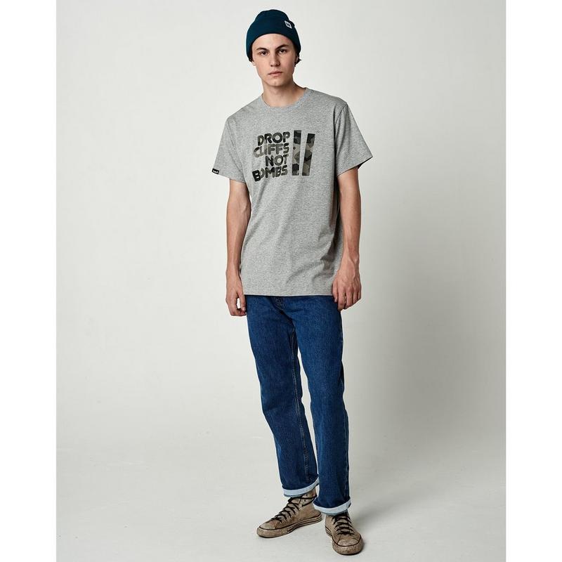 Men's Drop Cliffs T-shirt - Grey