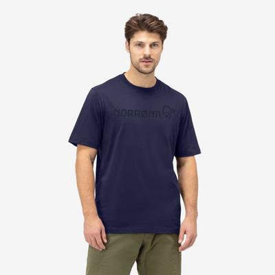 Norrona Men's /29 Cotton Viking T-Shirt - Indigo Night Blue