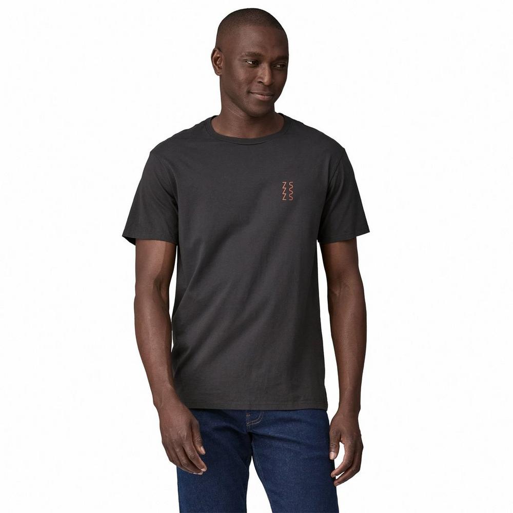 Patagonia Unisex Dawn Tracks T-Shirt - Black
