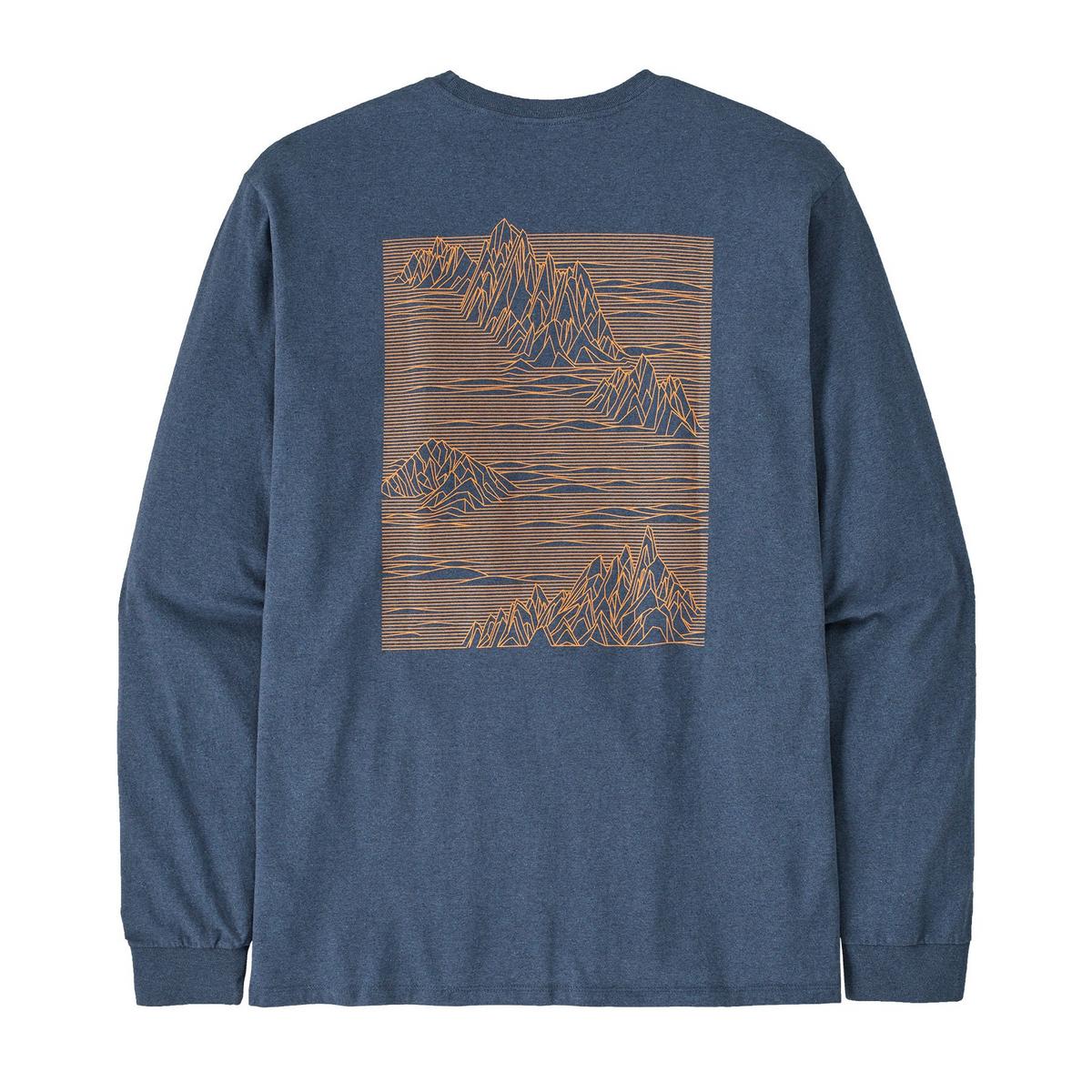 Patagonia Unisex Long-Sleeved Strataspire Responsibili-Tee® Top - Blue