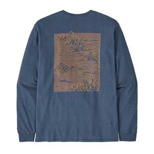 Unisex Long-Sleeved Strataspire Responsibili-Tee Top - Blue