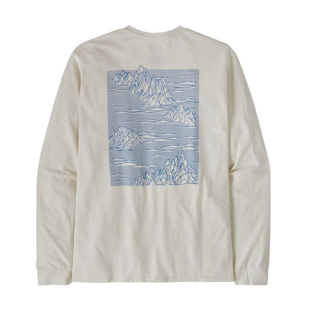 Patagonia Unisex Long-Sleeved Strataspire Responsibili-Tee® Top - White