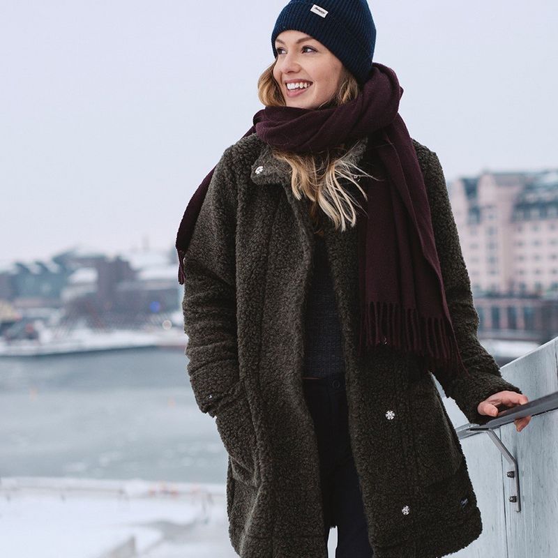 Women's Oslo Wool Loose Fit Jacket Casual Jackets Tiso - Main Image