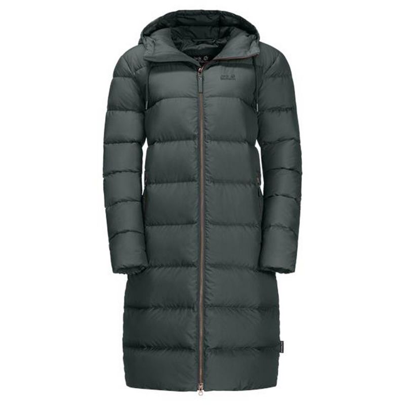 Jack wolfskin women's crystal palace down puffer long jacket best sale