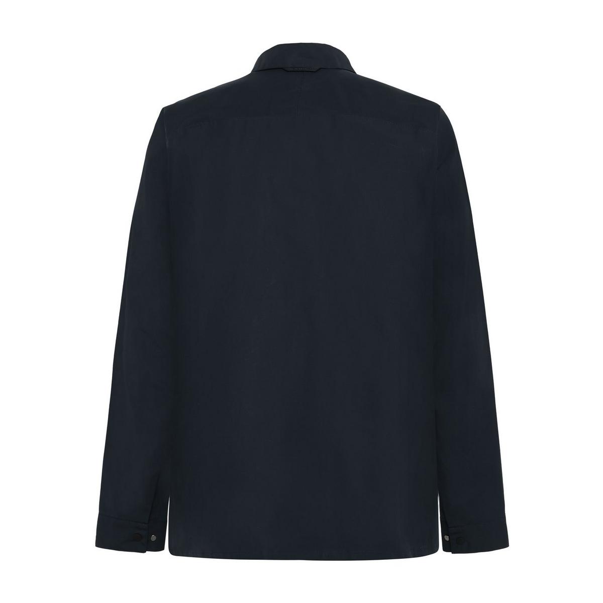 Knowledge Cotton Men's Vent Canvas 200 Classic Overshirt - Navy