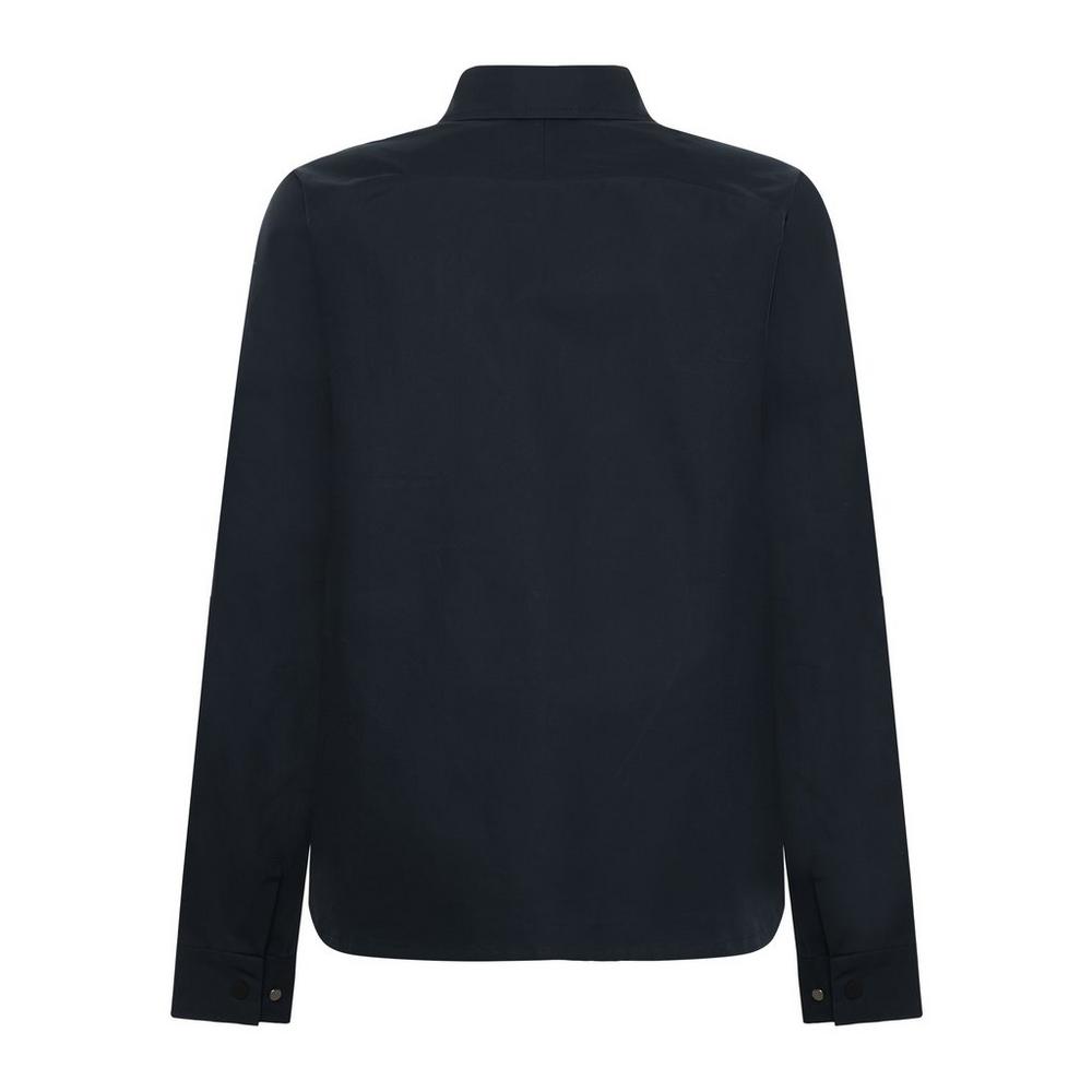 Knowledge Cotton Women's Vent Canvas 200 Classic Overshirt - Navy