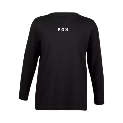 Fox Kids' Flora Long Sleeve Basic Top - Black
