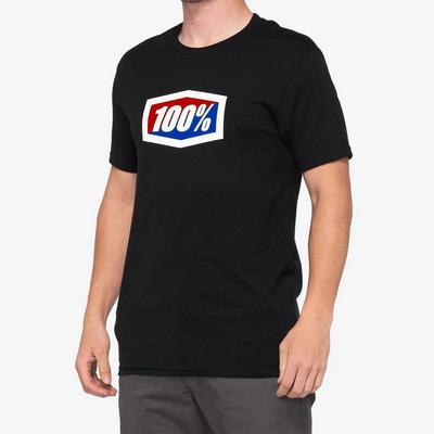 100% Men's Official Short Sleeve T-Shirt - Black