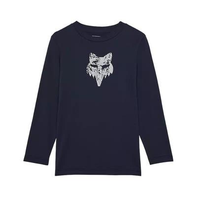 Fox Kid's The World Long Sleeve Premium Tee - Blue