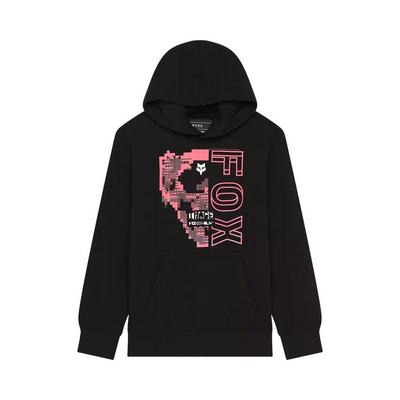 Fox Kids' Image Skull Pullover Hoodie - Black