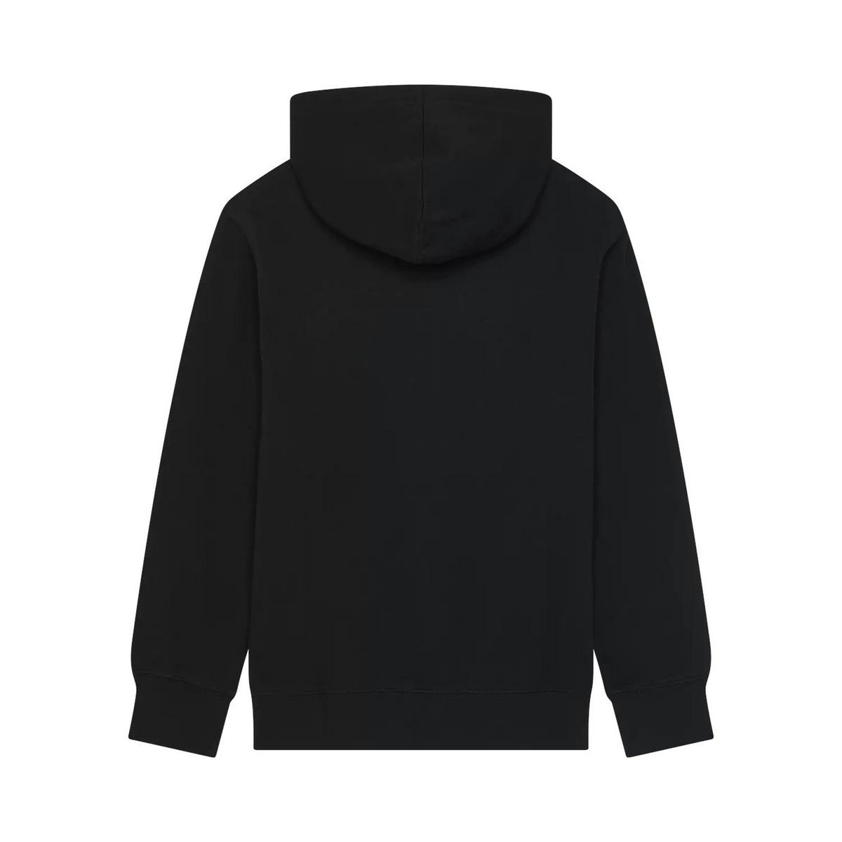 Fox Kids' Image Skull Pullover Hoodie - Black
