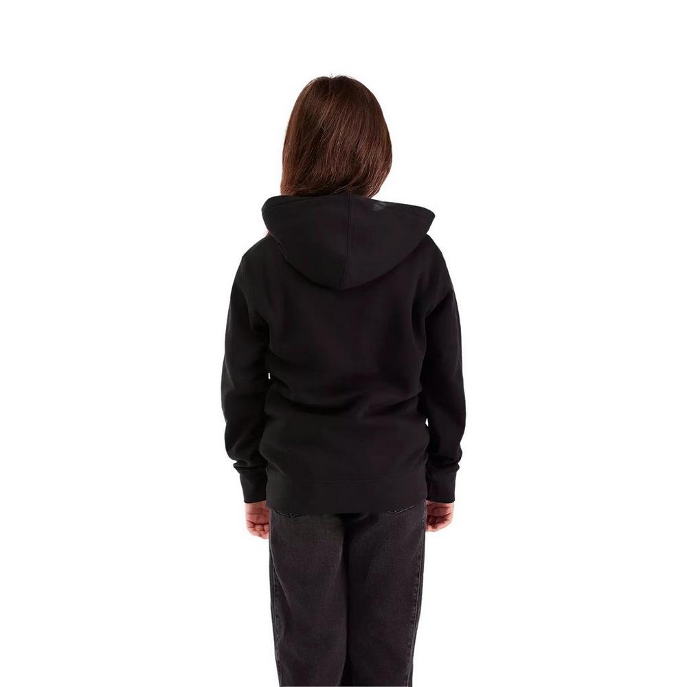 Fox Kids' Image Skull Pullover Hoodie - Black