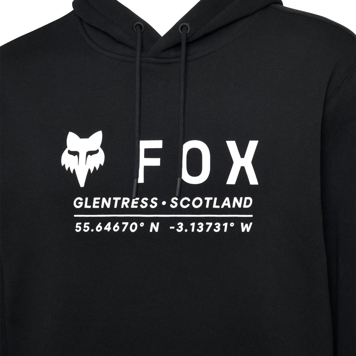 Fox Men's Absolute Pullover Hoodie - Glentress Custom / Black