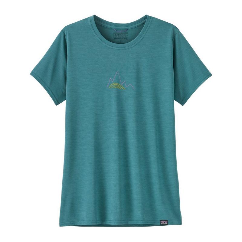 Women's Capilene Cool Daily Graphic T-Shirt - Blue / Lands