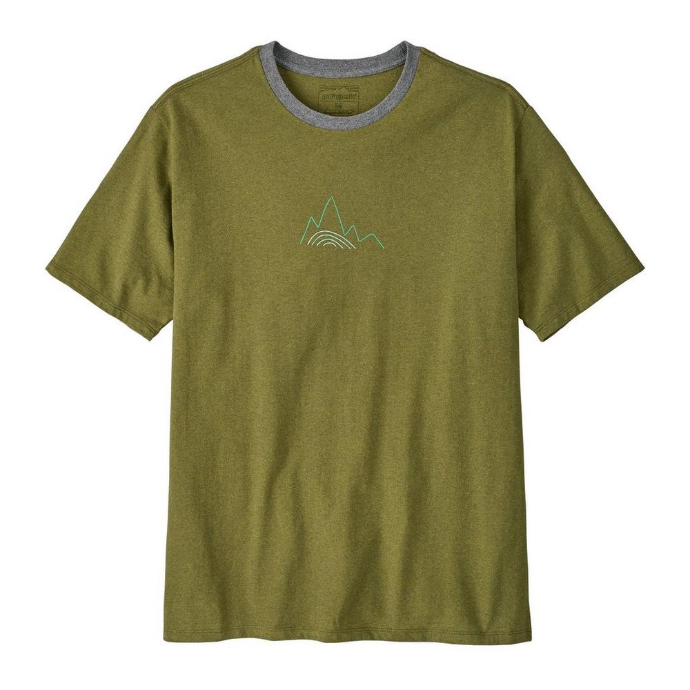 Patagonia Men's Berm Logo Responsibilitee T-Shirt - Green