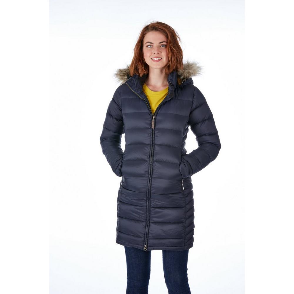 Rab Women's Deep Cover Parka - Deep Denim