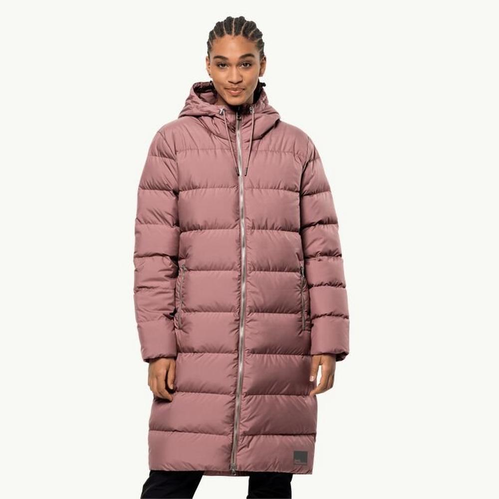 Jack wolfskin crystal palace best sale coat red