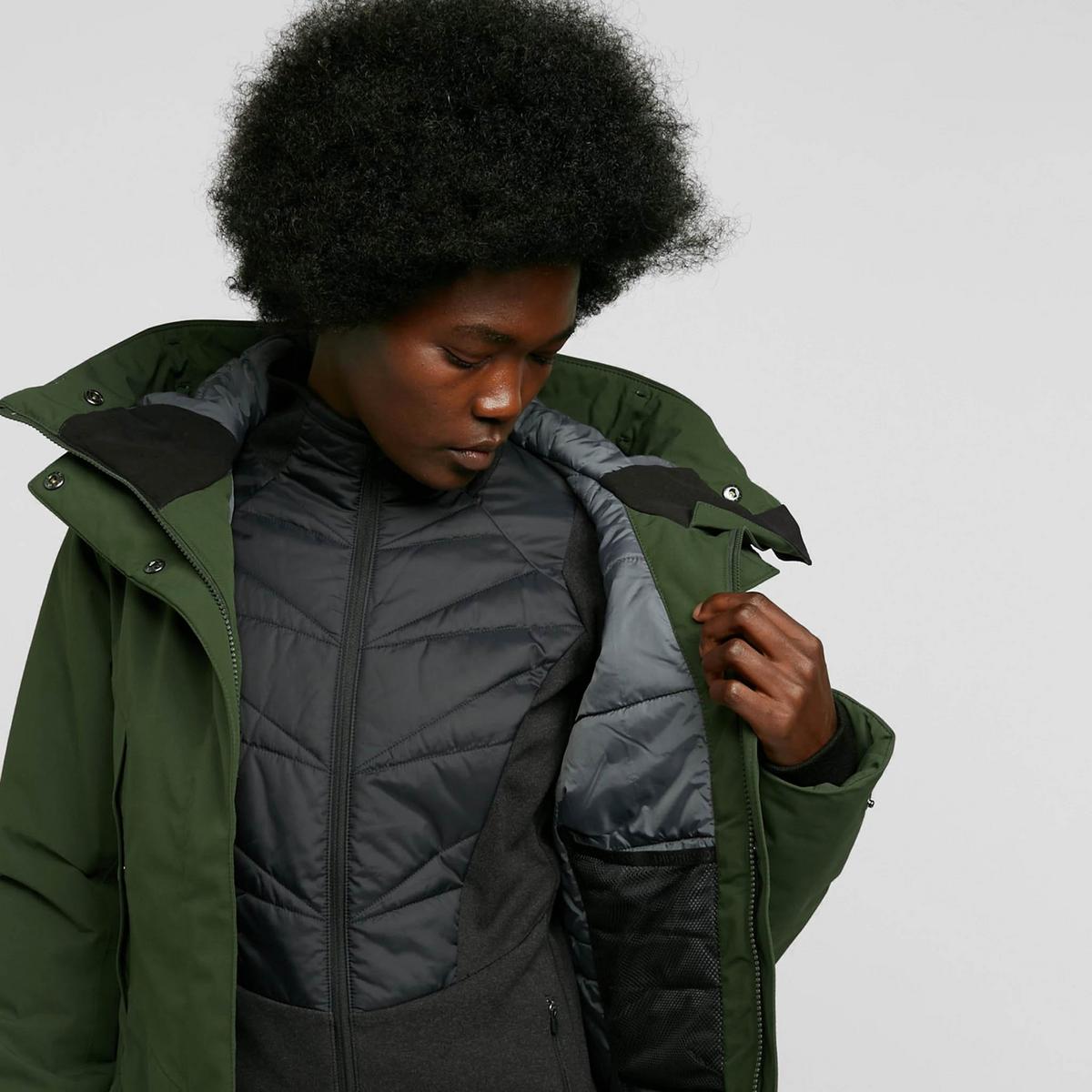 North face arctic on sale parka ii green