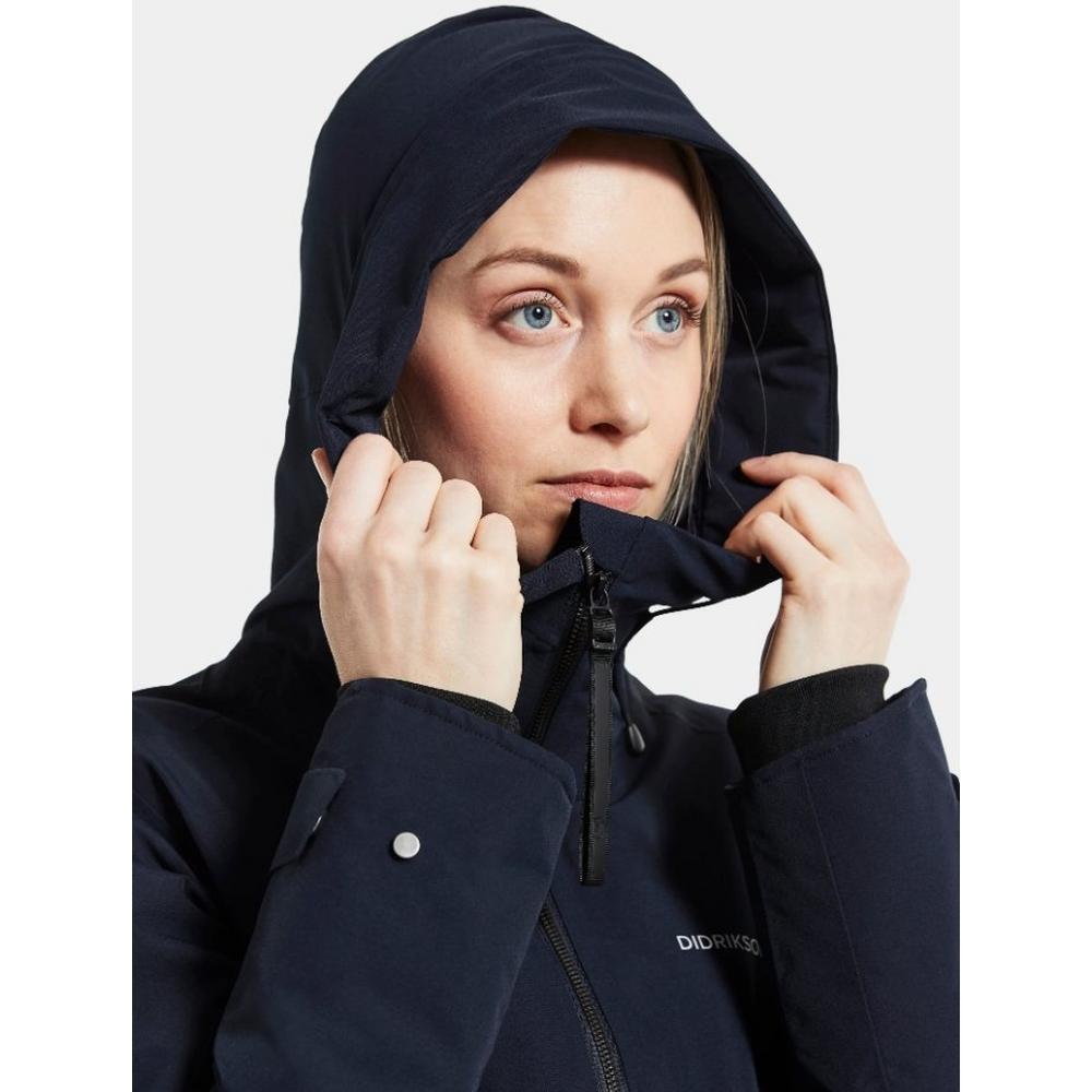 Didriksons Women's Helle Parka - Dark Night Blue