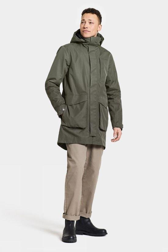 Didriksons Men's Andreas Parka - Green | Tiso