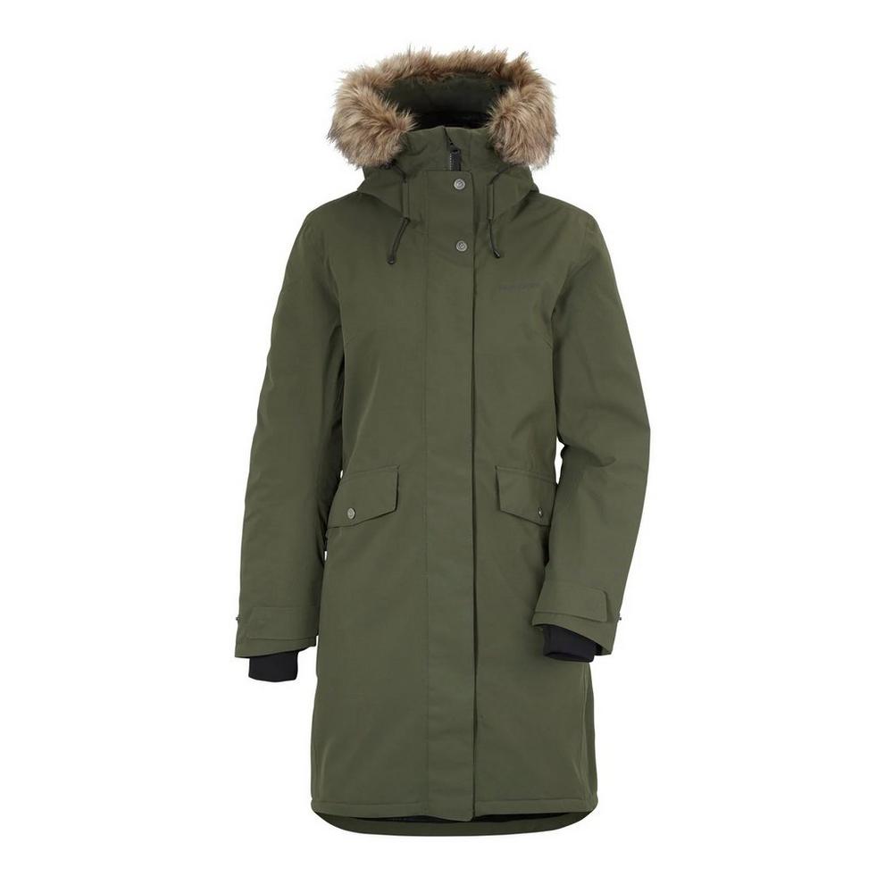 Didriksons Women's Erika Parka 3 - Green