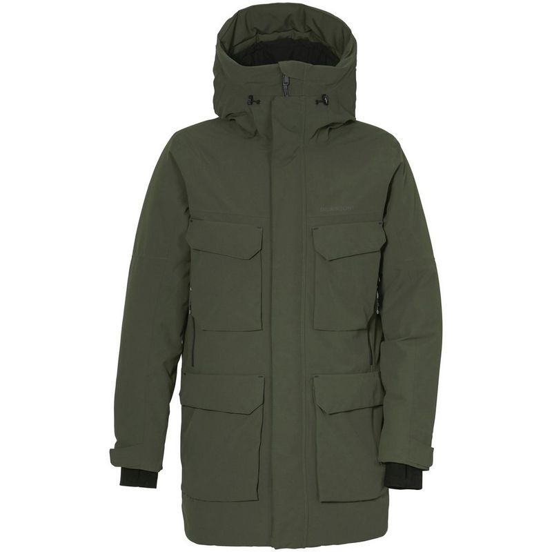 Didriksons Men s Drew Parka Green Tiso