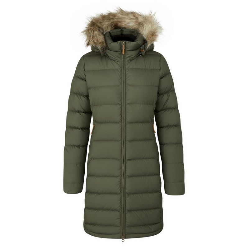 Rab Women s Deep Cover parka Green Tiso