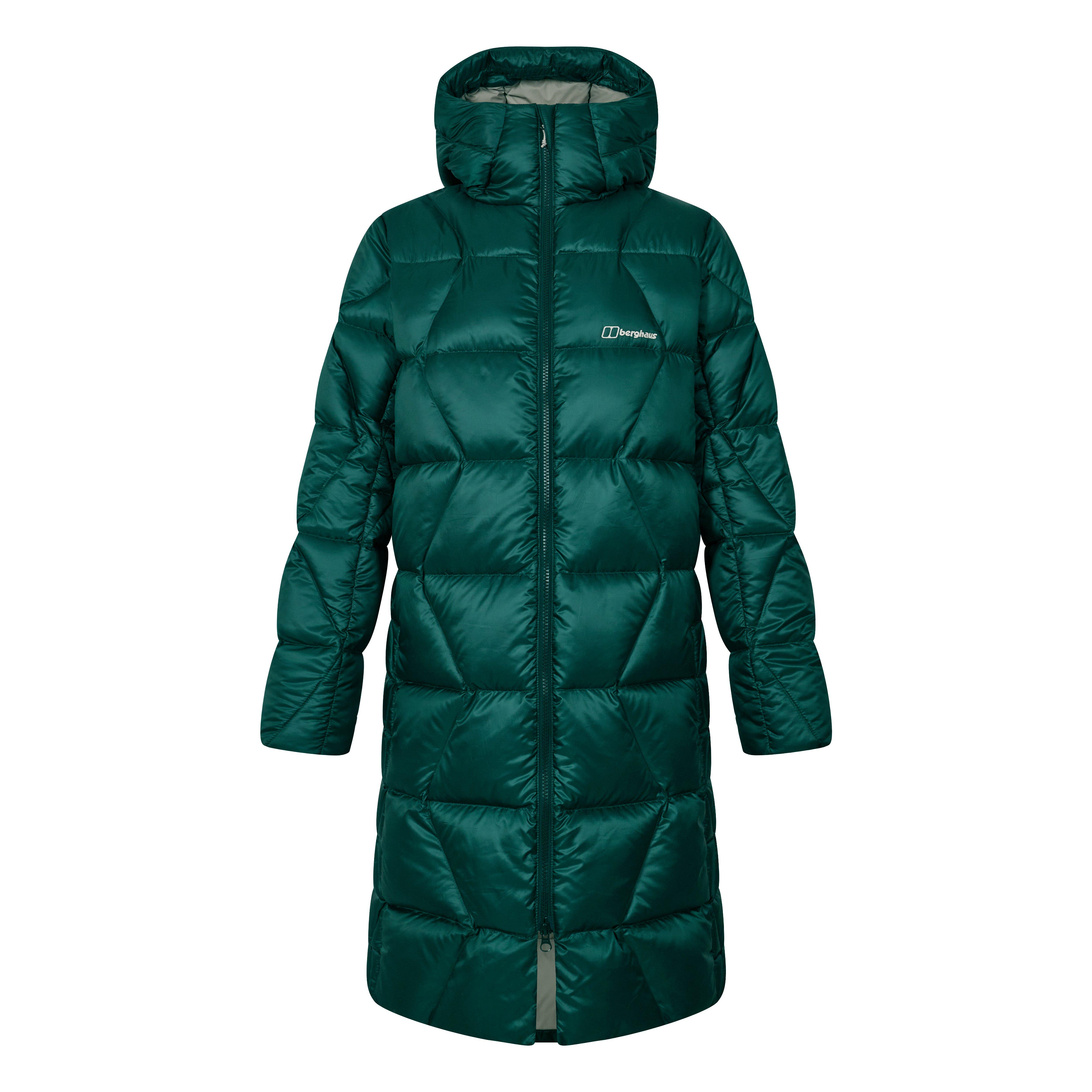 Berghaus Women's Green Explorer Long Down Jacket - Casual Jackets & Parkas Size 12