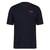  Men's Logo T-Shirt - Dark Navy / Hi-Vis Pink