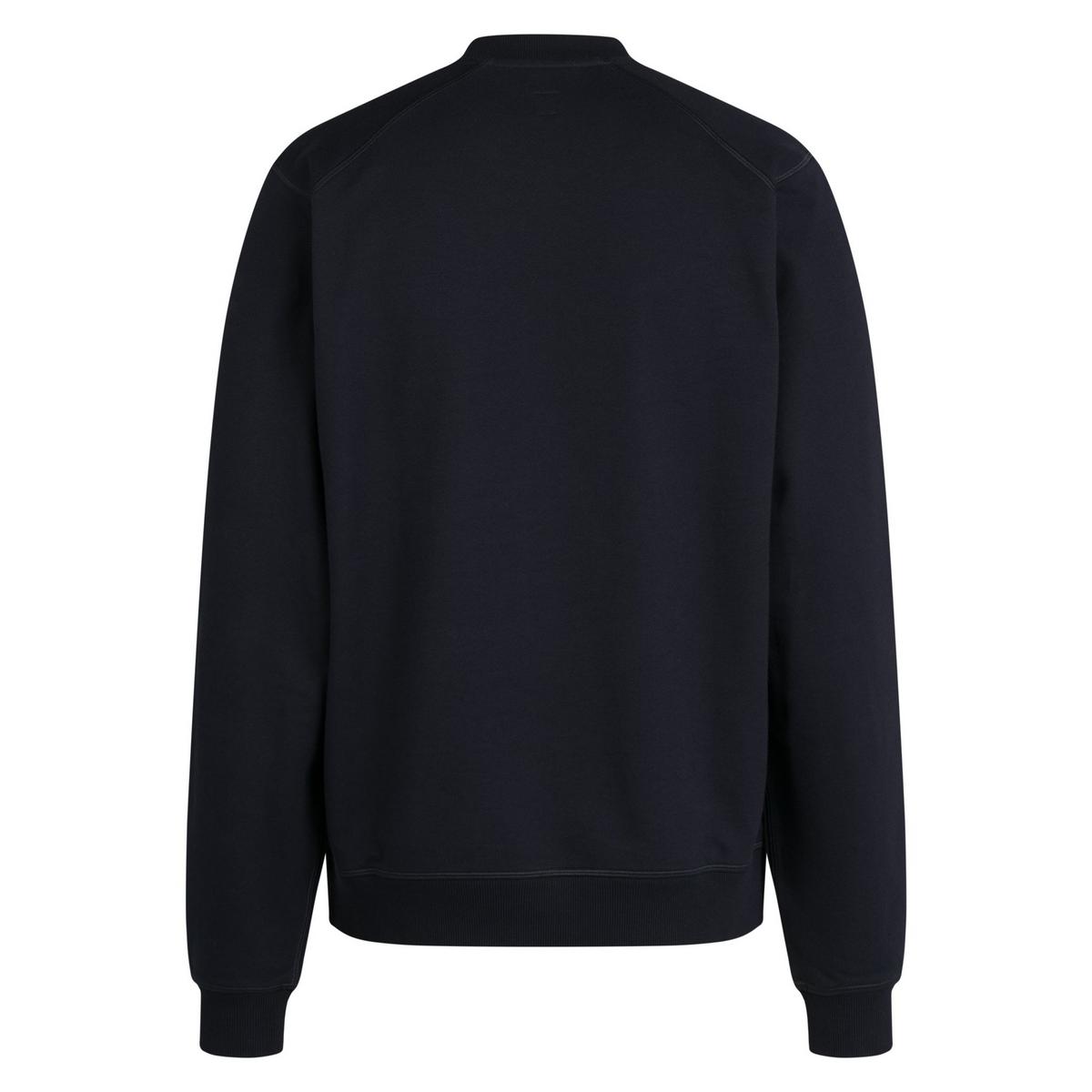 Rapha Men's Cotton Sweatshirt with Large Logo - Black/ White
