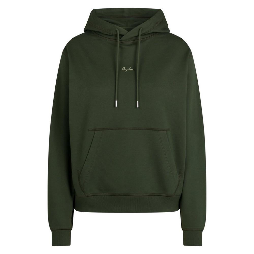 Rapha Women s Cotton Hoodie Green Tiso