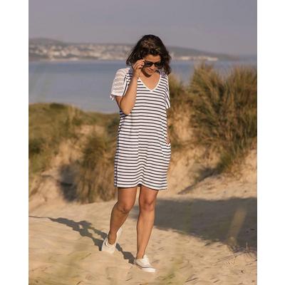 Passenger Women's Olive Oversized Cotton Dress - White