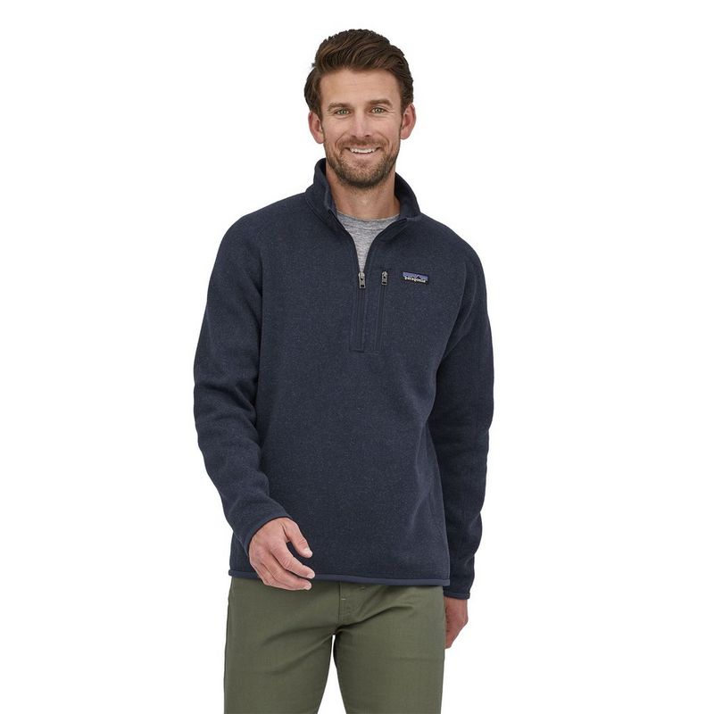 Men s Better Sweater Quarter Zip New Navy