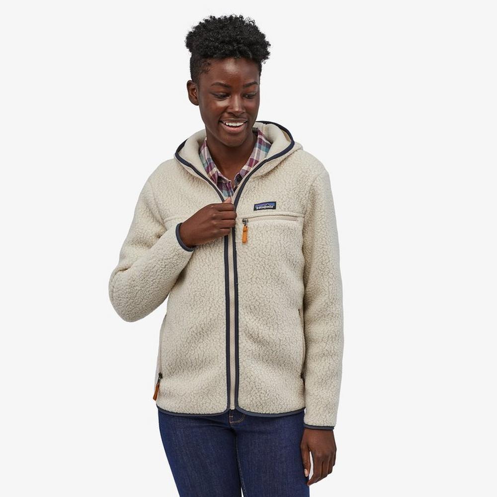 Patagonia Women's Retro Pile Hoody Revised - Pelican