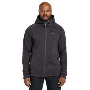 Men's Atlas Textured Full Zip Fleece - Grey