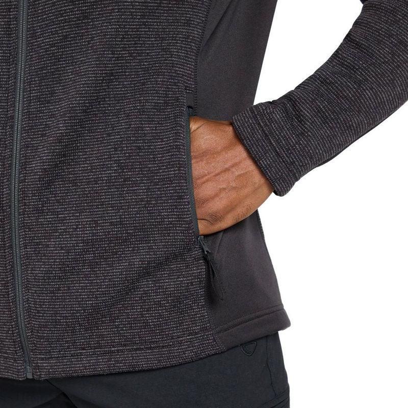 Peter Storm Men s Atlas Textured Full Zip Fleece Grey Tiso