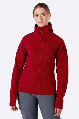  Women's Capacitor Fleece Hoody - Red