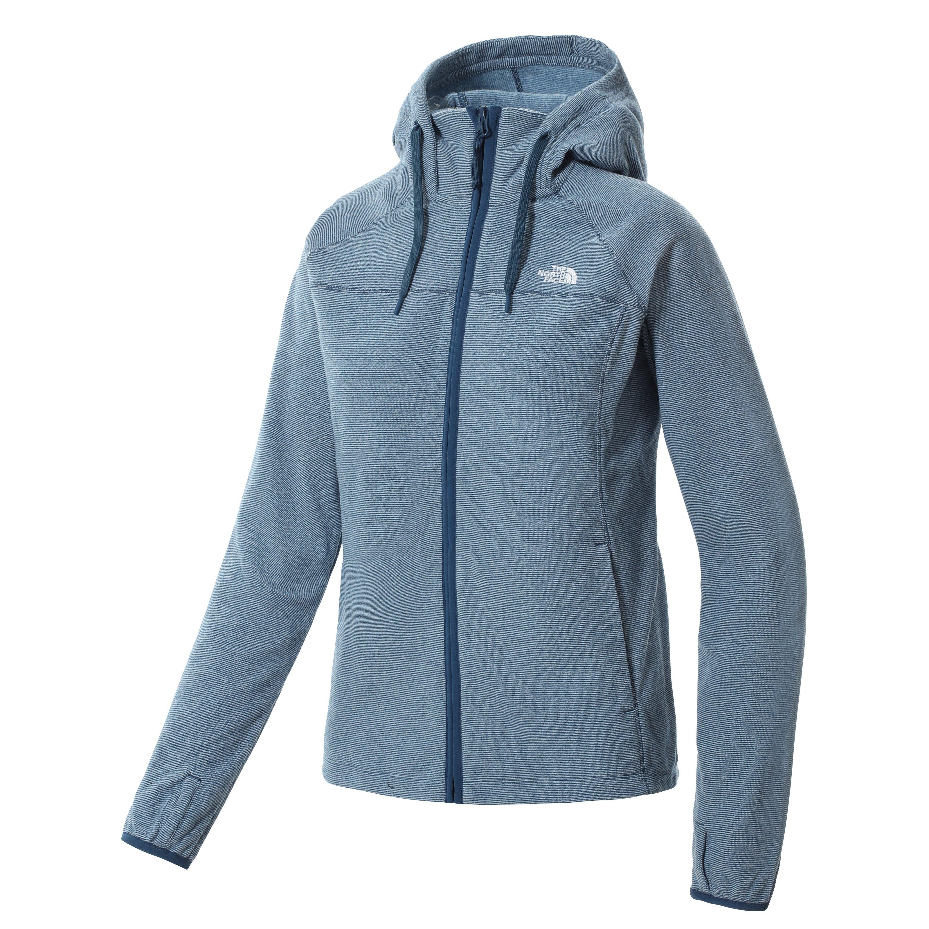 The North Face Kutum Full Zip Fleece Women's Hoodie Jacket, Blue, S