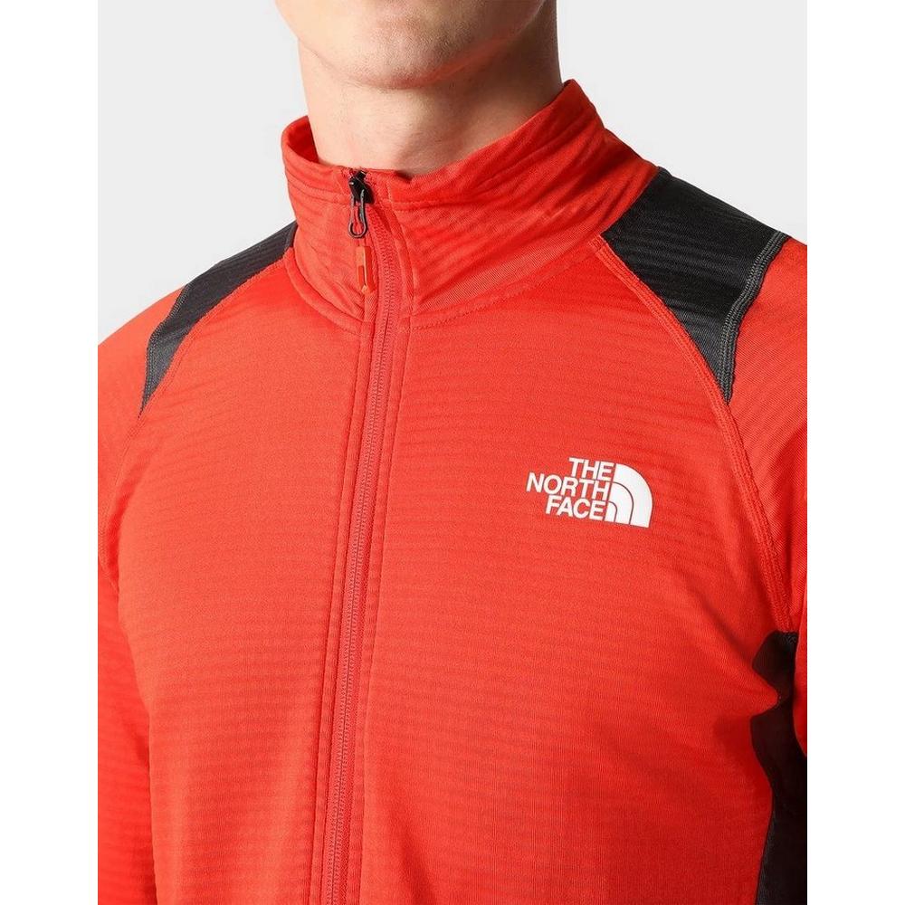 Mens red cheap north face fleece